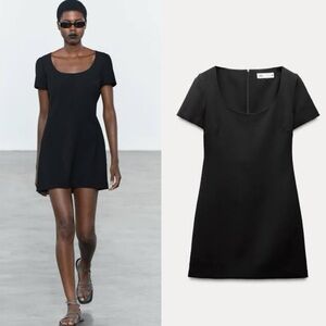 Zara Black Mini Dress NWOT